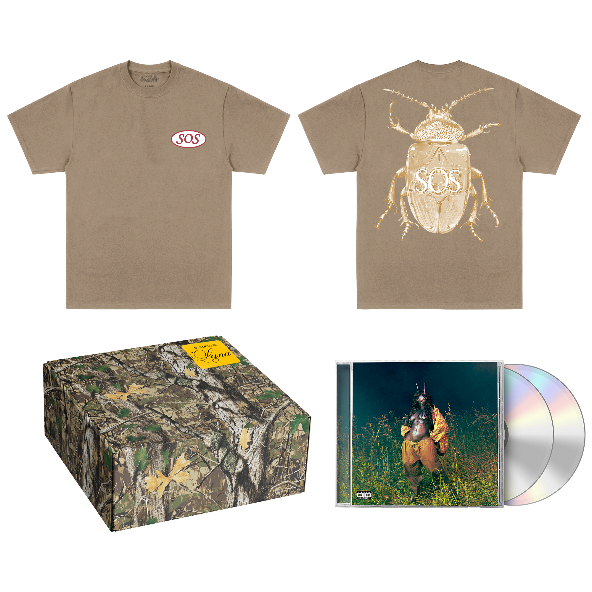 SOS Deluxe Brown Beetle Tee Box Set