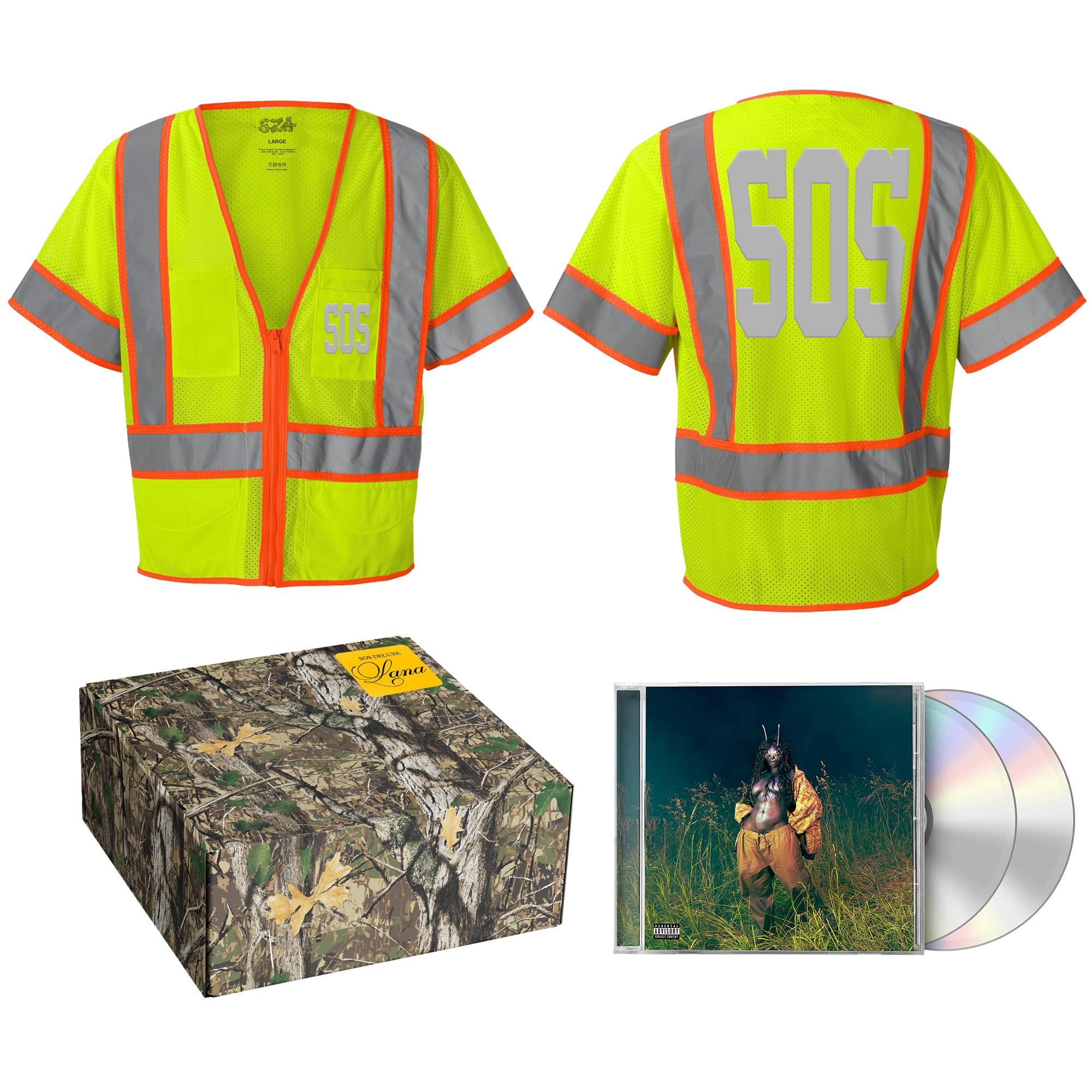 SOS Deluxe Mesh Vest Box Set