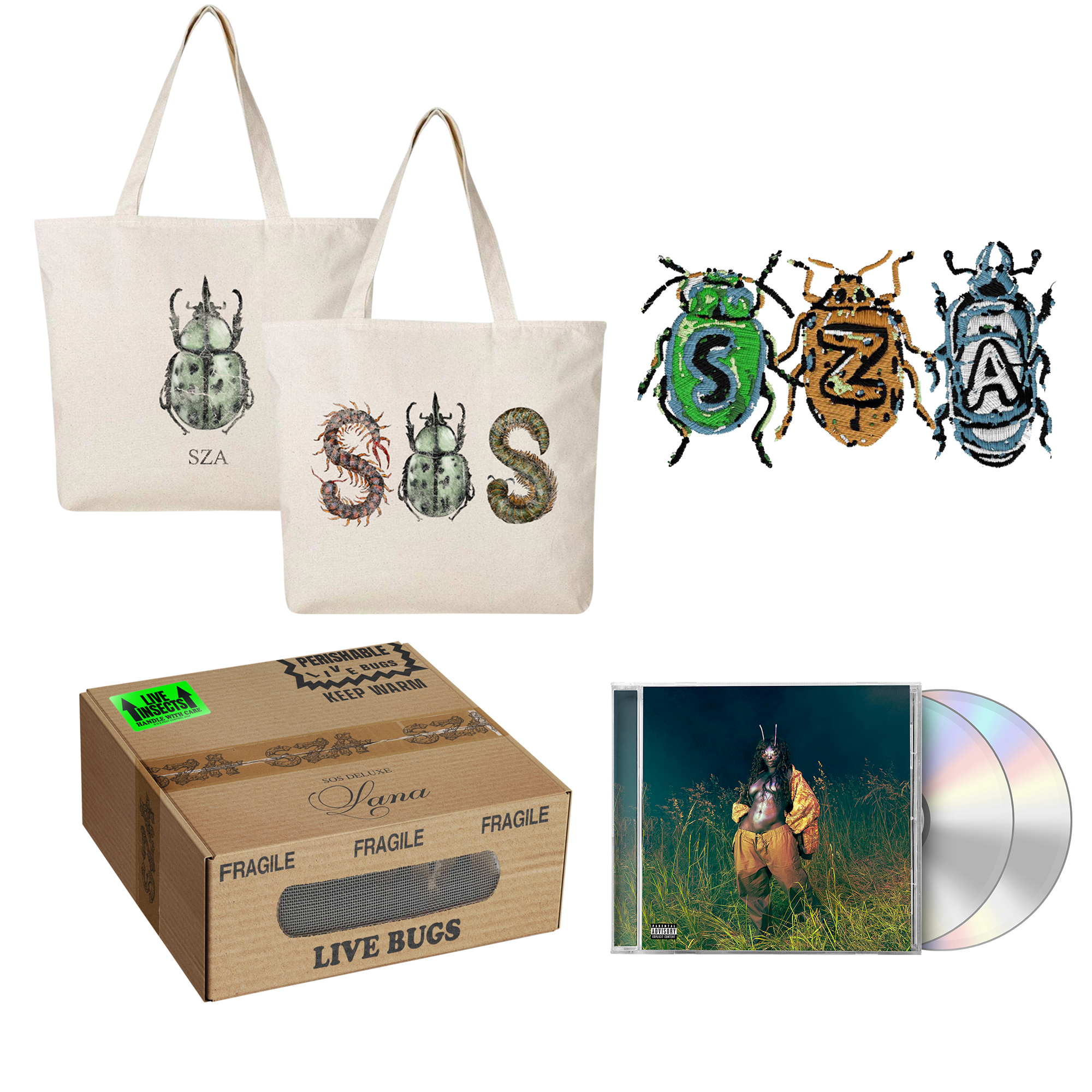 SOS Deluxe Patch Tote Box Set